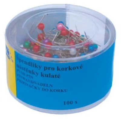 Obrázek produktu pro Ron špendlíky barevné 432 /100ks