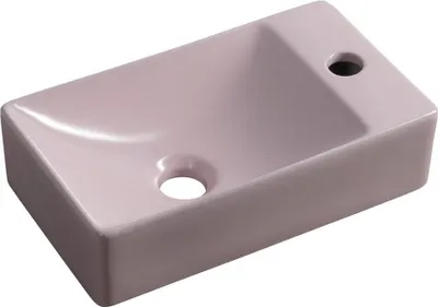 Immagine prodotto di MARGITHA lavabo in Vetroceramica 38x22cm, foro per rubinetto a destra, rosa