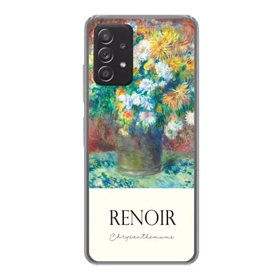 Produktbild von MuchoWow® Handyhülle Schutzhülle Hülle für Samsung galaxy a73 Renoir - Chrysantheme - Gemälde Silikon Softcase Handy Hülle - Handyhülle