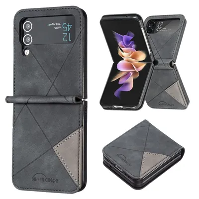 Imagen del producto de Funda de König Design compatible con Samsung Galaxy Z Flip4 5G, de plástico blando, para teléfono móvil - Funda para teléfono móvil, color