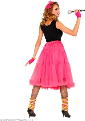 Produktbild von Rock - Unterrock aus Tüll - 65 cm lang Tutu Petticoat - Farbauswahl rosa