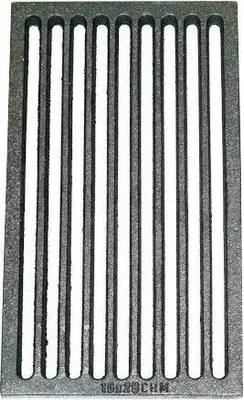 Produktbild von CHM GmbH® - Ofenrost 16x28 cm Gusseisen Gussrost Kaminrost eckig Ascherost