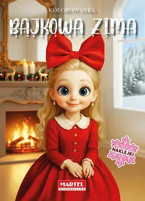 Produktbild von Malbuch mit Aufklebern: Märchenwinter