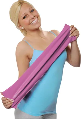 Produktbild von Physio Band Fitnessband Übungsband Widerstandsband 25 m, Mittel ROSA
