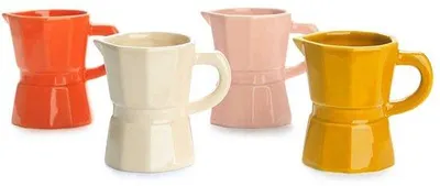 Productafbeelding van Keramische espressokopjes-set in Italiaanse koffie-stijl