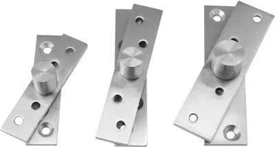 Produktbild von Drehteller Kreuzplatte Drehscharnier Drehkreuz Scharnier Schranktüre Drehtüre 98x25mm