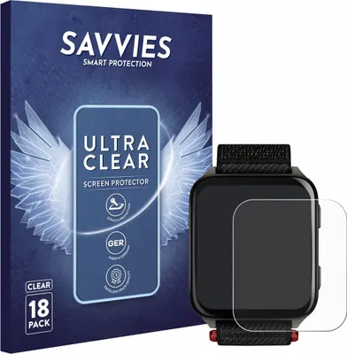 Produktbild von 18x Für Garmin Venu X1 Schutzfolie Savvies Displayschutz Display Schutz Folie Klar Transparent
