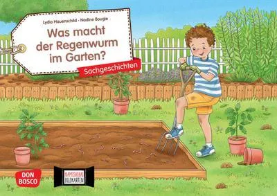 Obrázek produktu pro Was macht der Regenwurm im Garten? Kamishibai Bildkartenset