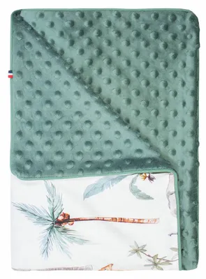 Image de Pour enfants, couverture Safari - 70 x 100 cm - Vert | par SEVIRA KIDS