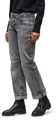 Productafbeelding van Street One, rechte jeans, lichtgrijze wassing, maat 30