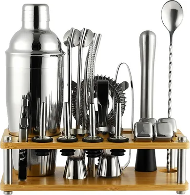 Produktbild von Cocktail-Set Cocktail Shaker 750 ML Edelstahl Barkeeper Kit