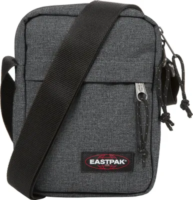 Produktbild von Eastpak EK04577H, Schultertasche, Reißverschluss, Gesäßtasche, Fronttasche, Dokumententasche, Reißverschlusstasche, Erwachsener, Schwarz, Grau