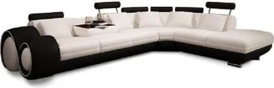 Produktbild von Wohnlandschaft Ecksofa L Form Polster Couch Leder
