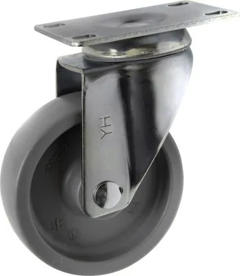Produktbild von TOOLCRAFT TO-5137935 Lenkrolle 100 mm mit Anschraubplatte Tragfähigkeit (max.): 125 kg