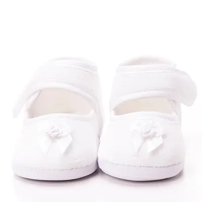 Produktbild von Toma Baby Ballerina Taufschuhe Weiß 11cm EU18