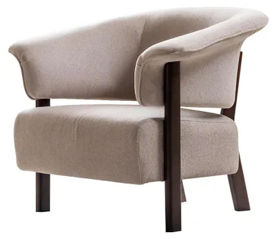 Produktbild von Elegantes Sessel im minimalistischen Design mit stilvollen Beinen