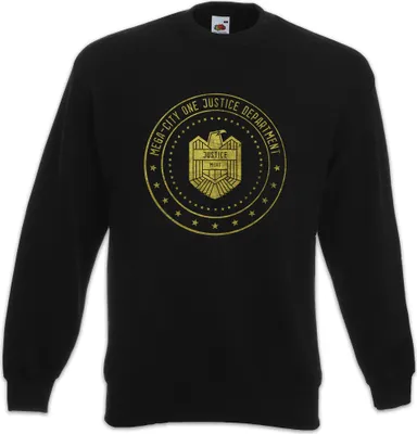 Produktbild von Urban Backwoods Mega City One Justice Dept Logo II, Sweatshirt, Farbe: Schwarz, Größe: XL