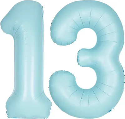 Produktbild von XXL Folienballon Zahl bunt Geburtstag Jubiläum Zahlenballon Riesenfolienballon Geburtstagsdeko