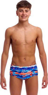 Produktbild von Funky Trunks Sidewinder Trunks Badehose Boxer Blau AUS 24 Jungen Blau AUS 24