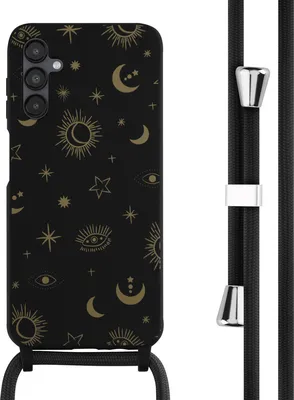 Produktbild von imoshion SilikonHülle design mit Band Samsung Galaxy A14 (5G/4G) - Sky Black