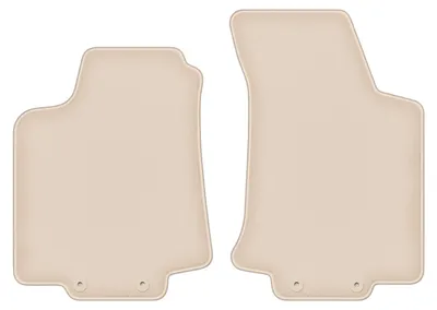 Produktbild von DURBAN Beige Velours-Fußmatten vorne für Volkswagen Golf IV Cabrio (1998-2002)