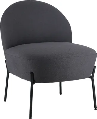 Produktbild von Sessel mit grauem Schlaufenstoff HELMI