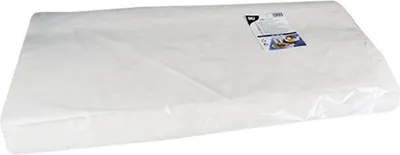Produktbild von 250 Blatt Papiertischtuch mit Damastprägung eckig 70 cm x 60 cm weiss