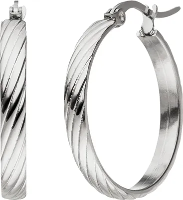 Produktbild von JOBO Creolen Edelstahl 26 mm Ohrringe