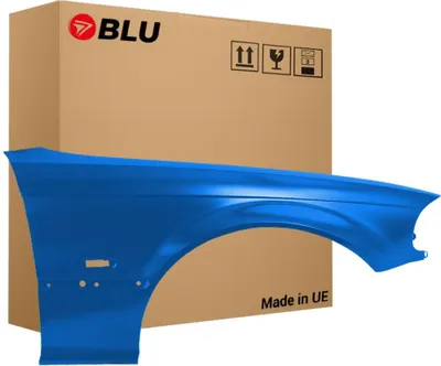 Image de BLU Aile Compatible avec BMW E46 Coupe/Cabrio 364 Droite Blau Topaz Blue | 1999-2003 | Avant | Peint| Prêt à Monter | Acier