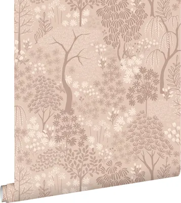 Obrázek produktu pro ESTAhome tapety stromy a květiny tmavě růžová 50 x 900 cm