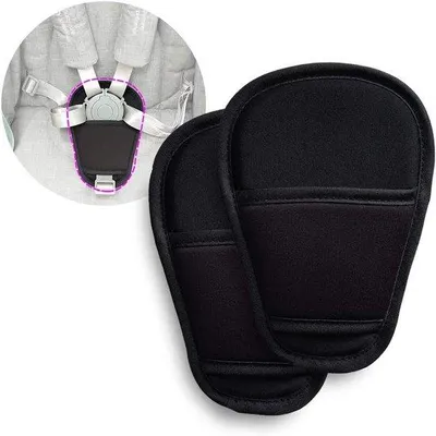 Productafbeelding van Universele Schouderkussens voor Kinderwagens en Autostoeltjes - Comfortabele Voorkeursbanden voor Baby's en Peuters