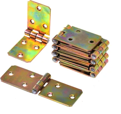 Produktbild von Aqbau® Set 10 tlg Kistenband 35mm x 100mm Kistenbänder Tischband Tischbänder Gerollte Scharniere