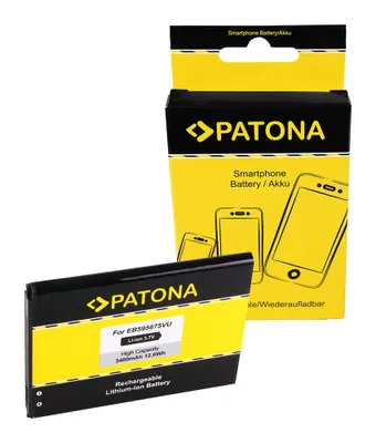 Immagine prodotto di Batteria PATONA per Samsung Galaxy Note 2 (N7100) GTN7100 Note 2 GT-N7100 Note 2 – 3,7 Volt 3400 mAh