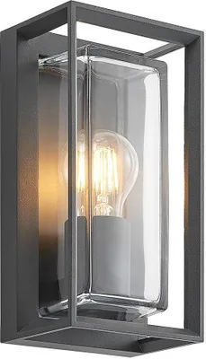 Produktbild von Arcchio Außenwandleuchte Ismera, anthrazit, IP65, Sensor