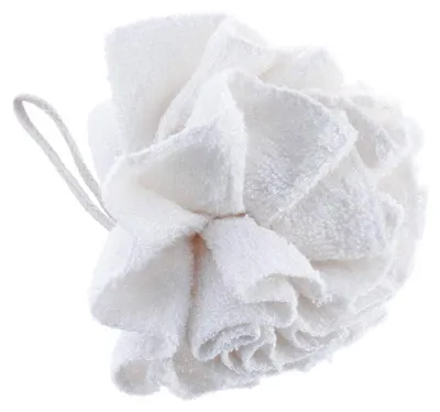 Produktbild von Duschblume aus bambusfaser und polyester - weiss - Tendance