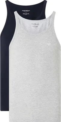 Produktbild von EMPORIO ARMANI 2P Tank Top Rundhals T-Shirts          1blau 1grau L