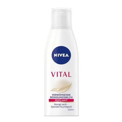 Produktbild von Nivea Visage Vital Reinigungsmilch für die Gesichtsreinigung 200ml