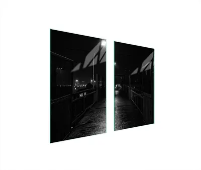 Image de Plaques de recouvrement de cuisinière 2 pièces 75x52 Couverture de champ vitrocéramique Verre Planche à découper Noir Ville