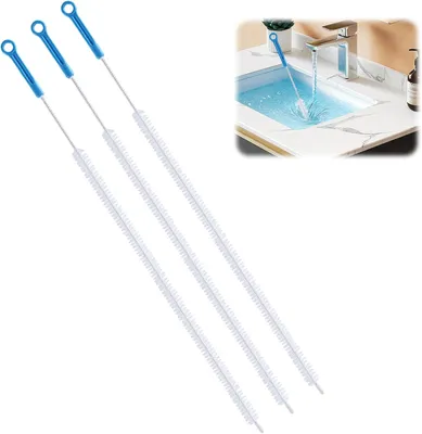 Produktbild von Abflussreinigungsbürste 72 cm, 3 Stück, Nylon, für Küche