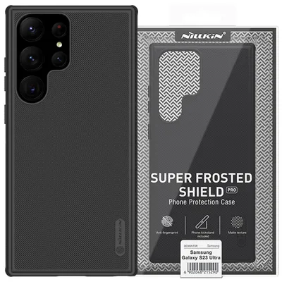 Obrázok produktu pre Nillkin Super Frosted Shield Pro Case Samsung Galaxy S23 Ultra Armoured Case + Phone Stand Black