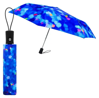 Produktbild von Faltbarer Automatik-Regenschirm mit 97 cm Durchmesser und kompakter Größe von 29x4 cm