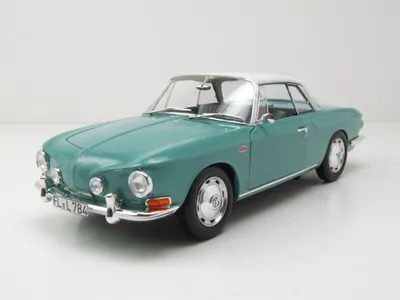 Produktbild von Norev 188645 VW Karmann Ghia 1500 Typ 34 1961 hellgrün weiß 1:18