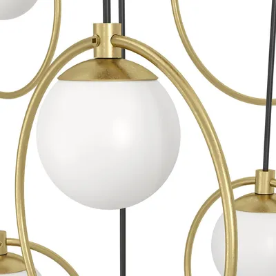 Zdjęcie produktu dla Złota lampa wisząca Portocolom, średnica 58 cm