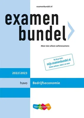 Produktbild von Examenbundel havo Bedrijfseconomie 2022/2023