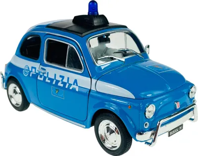 Immagine prodotto di Welly  Fiat Nuova 500 Polizia in scala 1:24 Modello ridotto  22515