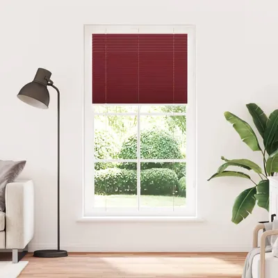 Image de vidaXL Plissé Bordeaux rouge 110x200 cm Largeur du tissu 109,4 cm Polyester