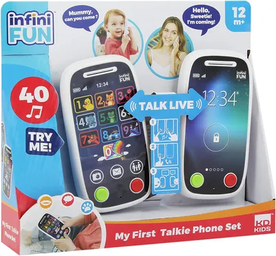Produktbild von Infinifun 10418 My First Talkie Phone, vysílačka, bílá