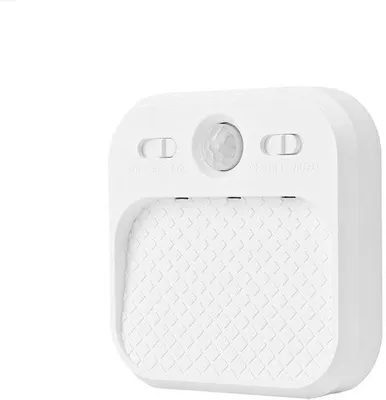 Image de Lampe de chevet avec détecteur de mouvement - Rechargeable - 3 couleurs de lumière - Intensité réglable - Pour chambre d'enfant