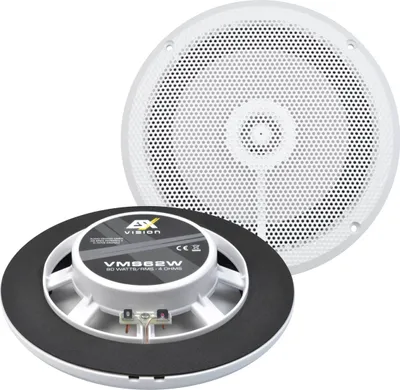 Produktbild von ESX VMS62W | 16, 5 cm (6.5") Marine / Outdoor 2-Wege Koax-Lautsprecher - weiß