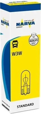 Obrázek produktu pro W3W NARVA žárovky Autožárovky 24V 3W 171093000